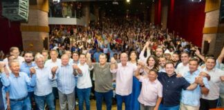 Omar Aziz mostra força política em lançamento de plano para saúde, segurança e assistência social