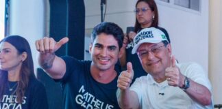 Eduardo Braga incentiva participação dos jovens na política durante encontro com Mateus Garcia