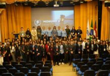 Crianças e jovens debatem escala 6×1 e tensões globais em simulação da ONU