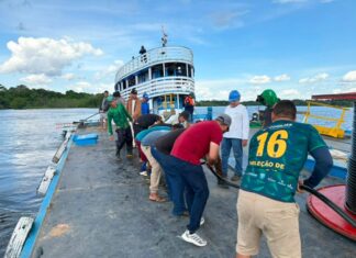 Âmbar Energia Amazonas mobiliza operação especial e reforça infraestrutura elétrica em comunidades ribeirinhas de Codajás