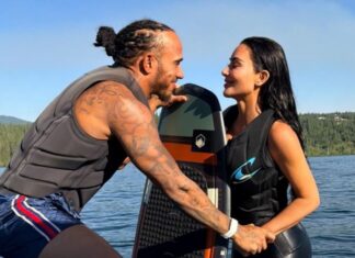 Lewis Hamilton assume Kim Kardashian nas redes sociais ao publicar álbum com fotos românticas