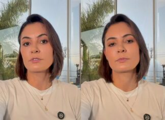 Michelle responde a vídeo de Flávio: ‘Eu te desculpo’