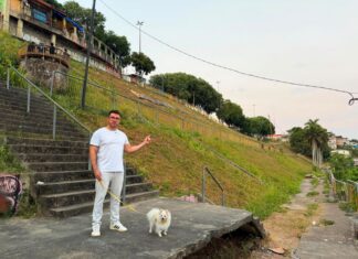 Rodrigo Guedes denuncia completo abandono da Orla do Amarelinho
