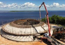 Prefeitura avança com novas frentes de obra no parque Encontro das Águas Rosa Almeida na oca, restaurante e áreas externas