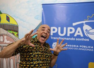 Ator do Castelo Rá-Tim-Bum participa de encontro com socioeducandos em projeto da Defensoria do Amazonas