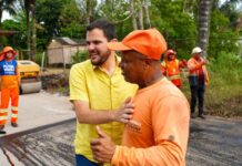 Renato Junior fiscaliza serviços no ramal do Brasileirinho e anuncia três semanas de tapa-buracos para recuperar o trecho