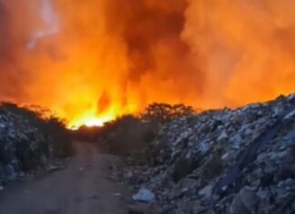 Pela 3ª vez desde 2025, lixão de Iranduba pega fogo e prefeitura é acusada de abandono e descaso