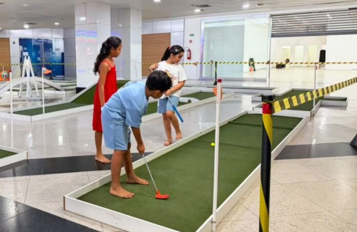 Manaus ganha pista de mini-golf durante o mês de agosto