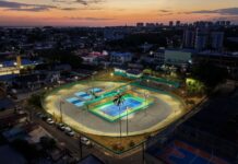 Prefeitura de Manaus reinaugura Velódromo Professora Alzira Campos e entrega espaço revitalizado à população