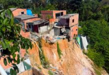 Braga busca apoio federal para conter erosões que ameaçam casas no Mauazinho