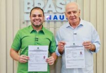 Roberto Cidade e Serafim Corrêa registram candidatura à reeleição no TRE-AM com plano de 44 compromissos para o Amazonas