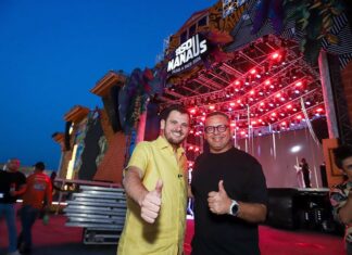 Prefeito Renato Junior vistoria palcos do ‘#SouManaus Passo a Paço 2026’