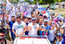 Banzeiro do 44 fecha ciclo pelo Madeira e leva mobilização de Roberto Cidade a quatro municípios