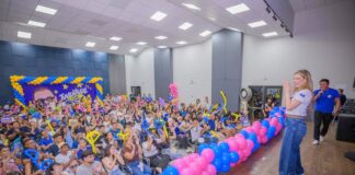 Thaisa Cidade reúne mais de 300 jovens e apresenta propostas de Roberto Cidade para a juventude do Amazonas