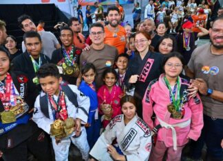 David recebe homenagem de atletas e apresenta novas propostas para o esporte no Amazonas