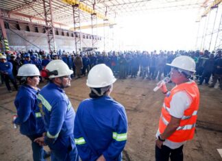Adjuto Afonso destaca geração de empregos durante visita ao Estaleiro Rio Amazonas